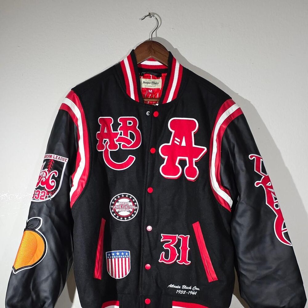 Headgear Classics Atlanta Black Crackers 1932-1944 Varsity Jacket Size M